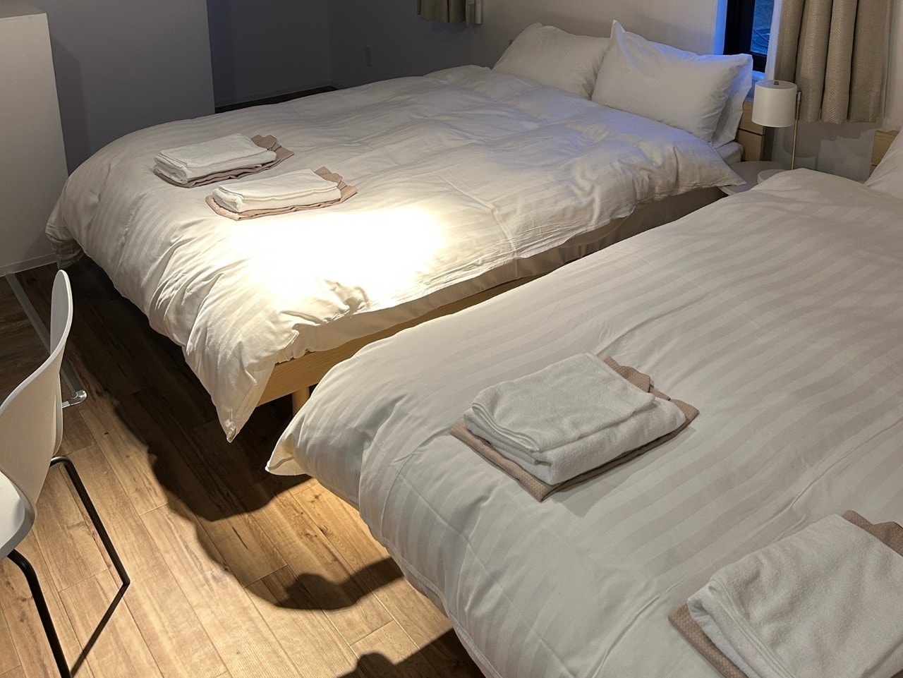 ツインルーム（定員：2名～4名）ランドリ－付